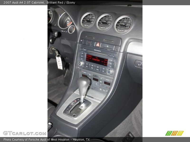 Brilliant Red / Ebony 2007 Audi A4 2.0T Cabriolet