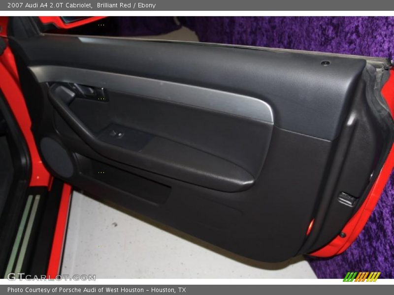 Brilliant Red / Ebony 2007 Audi A4 2.0T Cabriolet