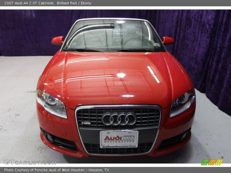 Brilliant Red / Ebony 2007 Audi A4 2.0T Cabriolet