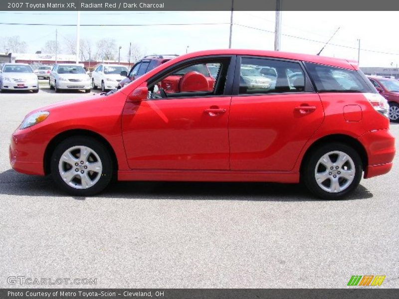 Radiant Red / Dark Charcoal 2007 Toyota Matrix XR