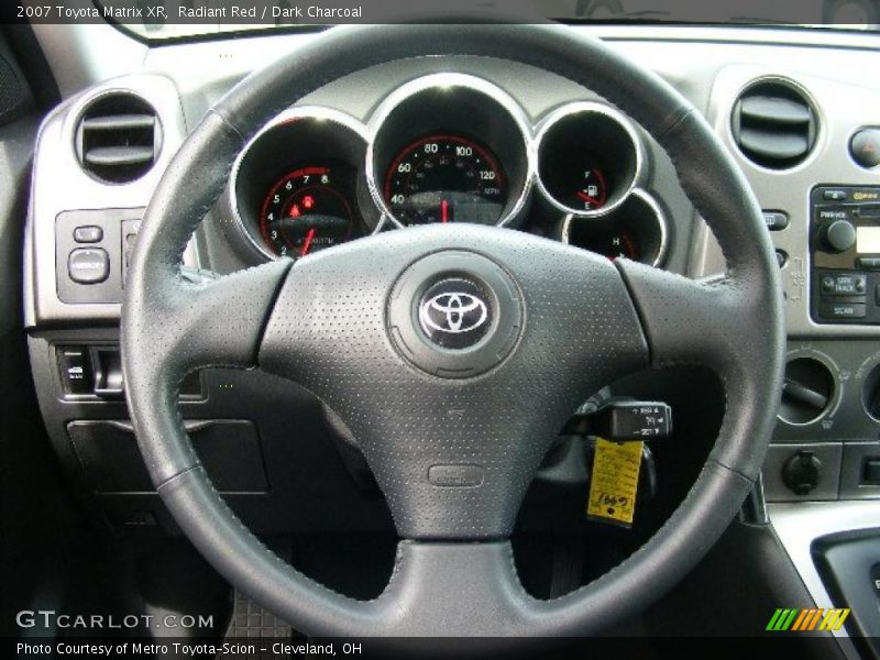 Radiant Red / Dark Charcoal 2007 Toyota Matrix XR