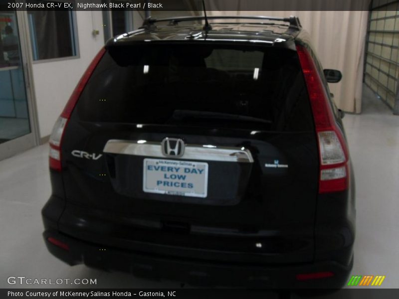 Nighthawk Black Pearl / Black 2007 Honda CR-V EX