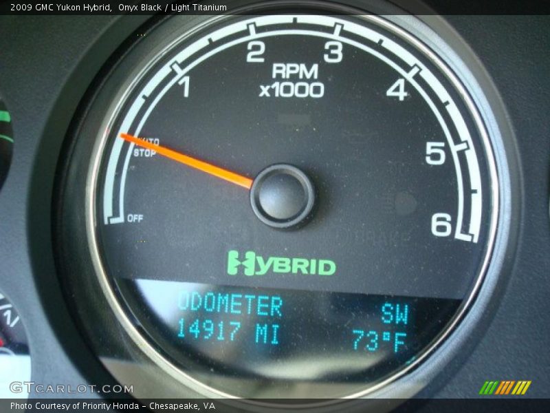 Onyx Black / Light Titanium 2009 GMC Yukon Hybrid