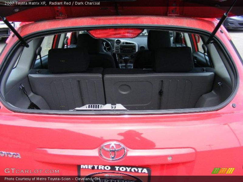 Radiant Red / Dark Charcoal 2007 Toyota Matrix XR