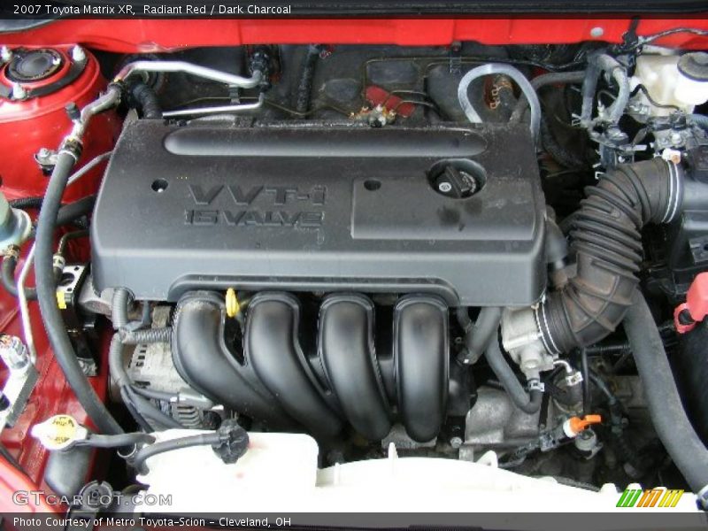 Radiant Red / Dark Charcoal 2007 Toyota Matrix XR