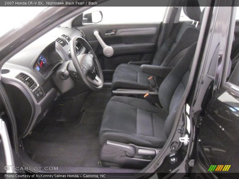Nighthawk Black Pearl / Black 2007 Honda CR-V EX