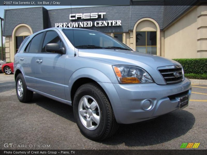 Ice Blue / Gray 2007 Kia Sorento LX