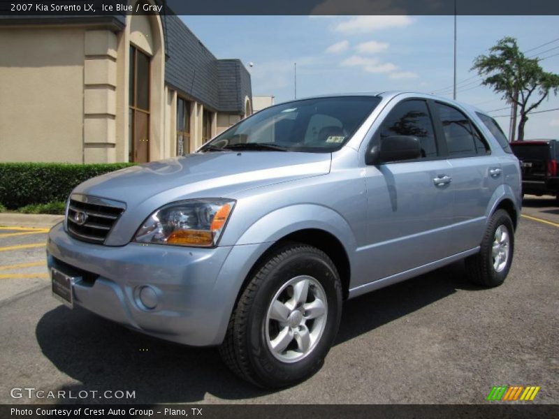 Ice Blue / Gray 2007 Kia Sorento LX