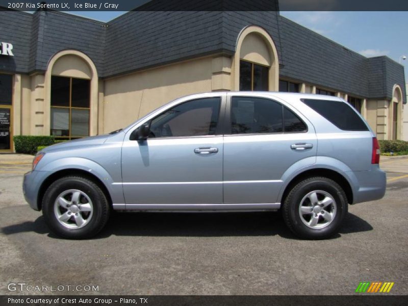 Ice Blue / Gray 2007 Kia Sorento LX