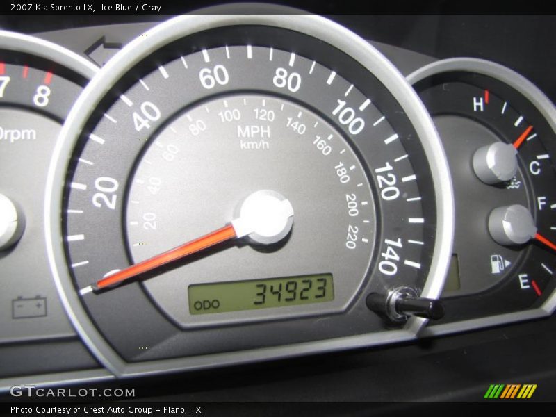 Ice Blue / Gray 2007 Kia Sorento LX