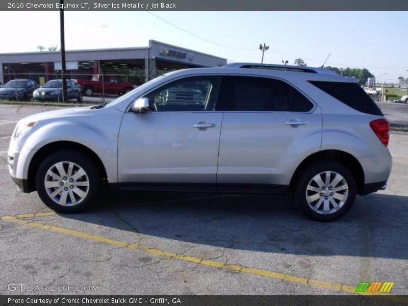 Silver Ice Metallic / Jet Black 2010 Chevrolet Equinox LT