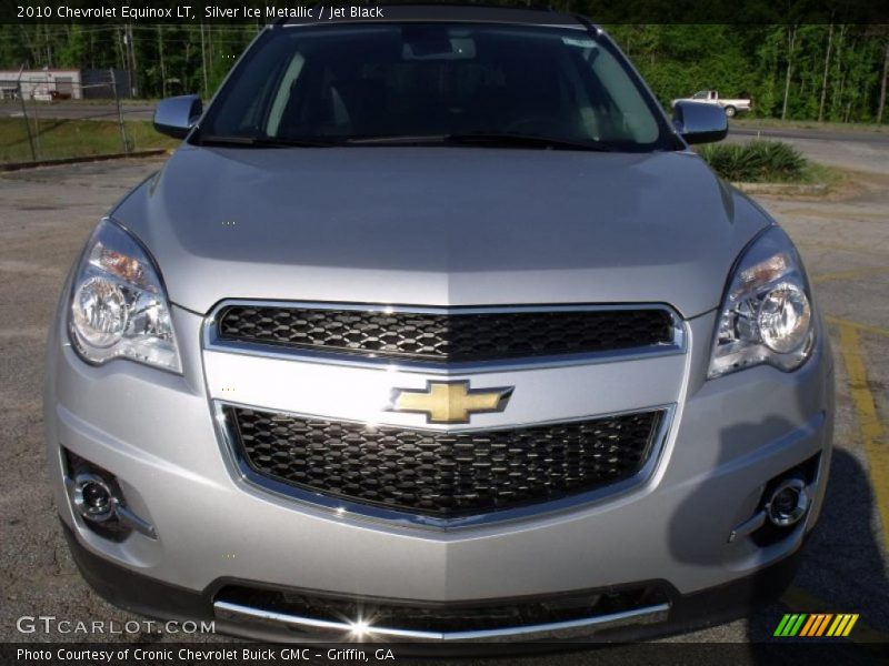Silver Ice Metallic / Jet Black 2010 Chevrolet Equinox LT