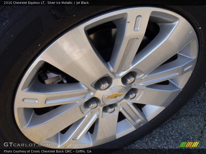 Silver Ice Metallic / Jet Black 2010 Chevrolet Equinox LT