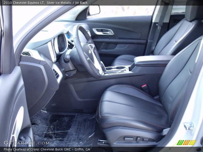 Silver Ice Metallic / Jet Black 2010 Chevrolet Equinox LT