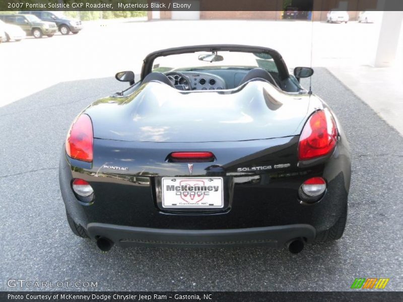 Mysterious Black / Ebony 2007 Pontiac Solstice GXP Roadster