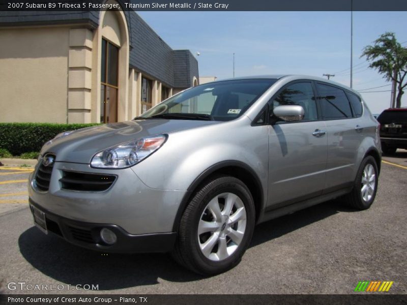 Titanium Silver Metallic / Slate Gray 2007 Subaru B9 Tribeca 5 Passenger