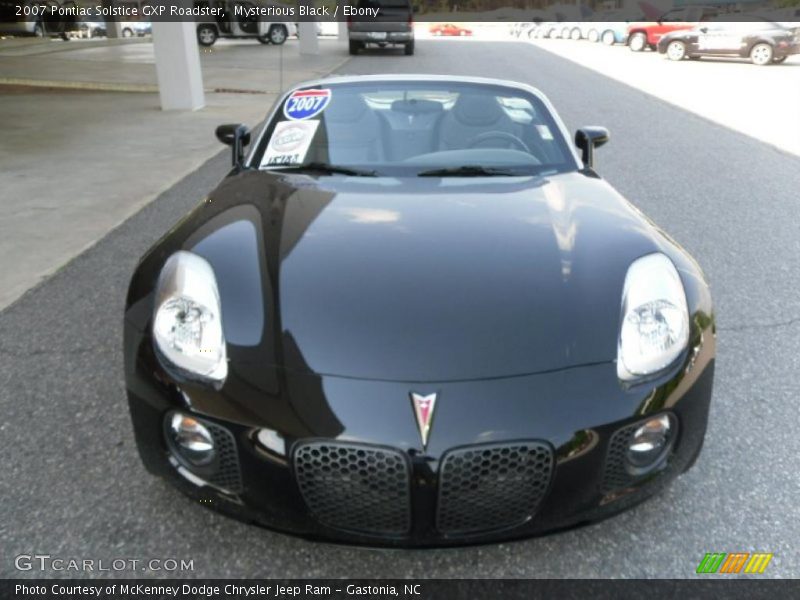 Mysterious Black / Ebony 2007 Pontiac Solstice GXP Roadster