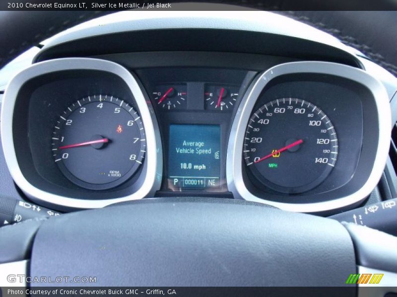 Silver Ice Metallic / Jet Black 2010 Chevrolet Equinox LT