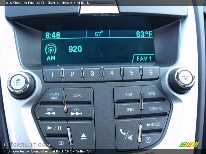 Silver Ice Metallic / Jet Black 2010 Chevrolet Equinox LT