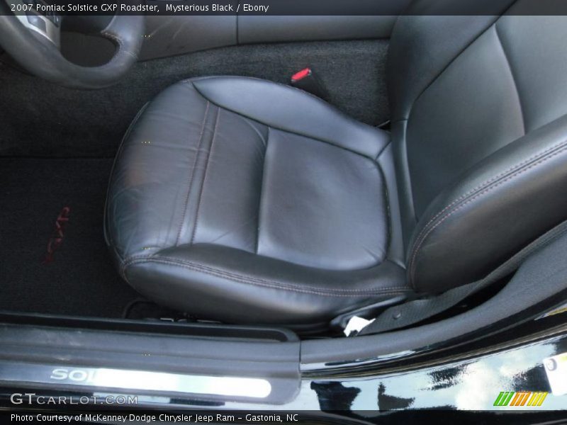 Mysterious Black / Ebony 2007 Pontiac Solstice GXP Roadster