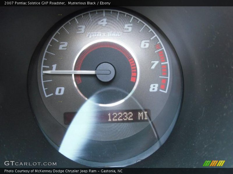 Mysterious Black / Ebony 2007 Pontiac Solstice GXP Roadster