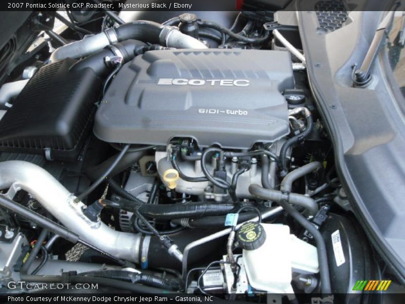 Mysterious Black / Ebony 2007 Pontiac Solstice GXP Roadster