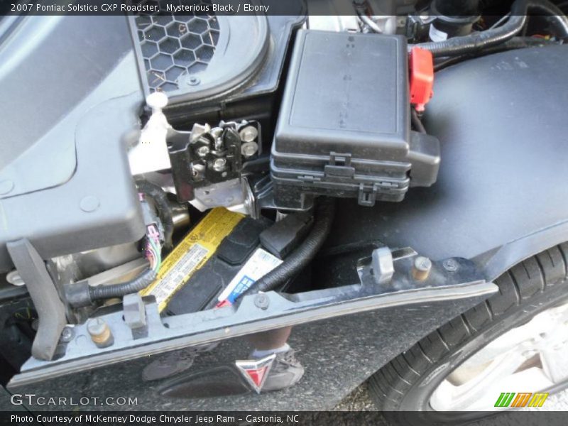 Mysterious Black / Ebony 2007 Pontiac Solstice GXP Roadster