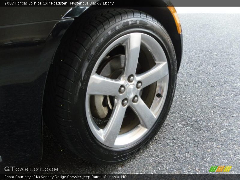Mysterious Black / Ebony 2007 Pontiac Solstice GXP Roadster