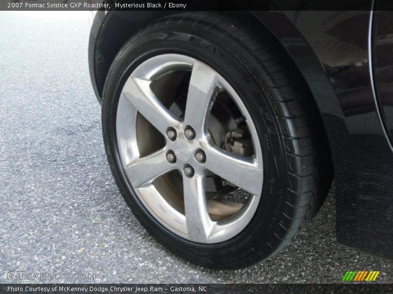 Mysterious Black / Ebony 2007 Pontiac Solstice GXP Roadster