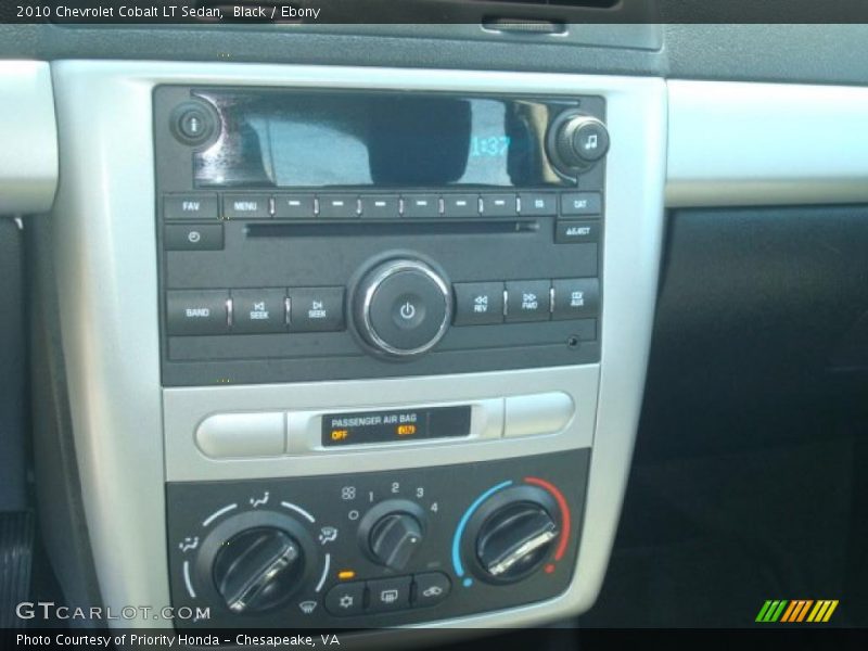 Black / Ebony 2010 Chevrolet Cobalt LT Sedan