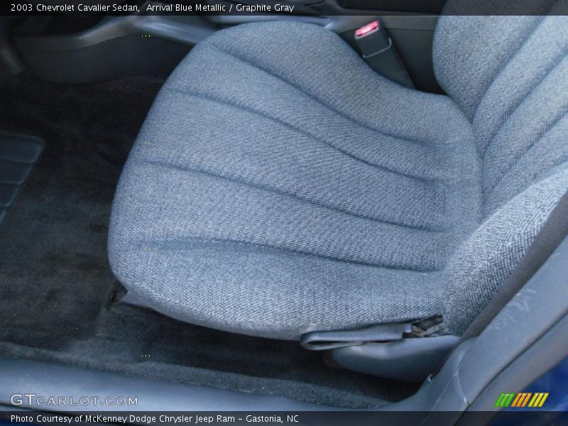 Arrival Blue Metallic / Graphite Gray 2003 Chevrolet Cavalier Sedan