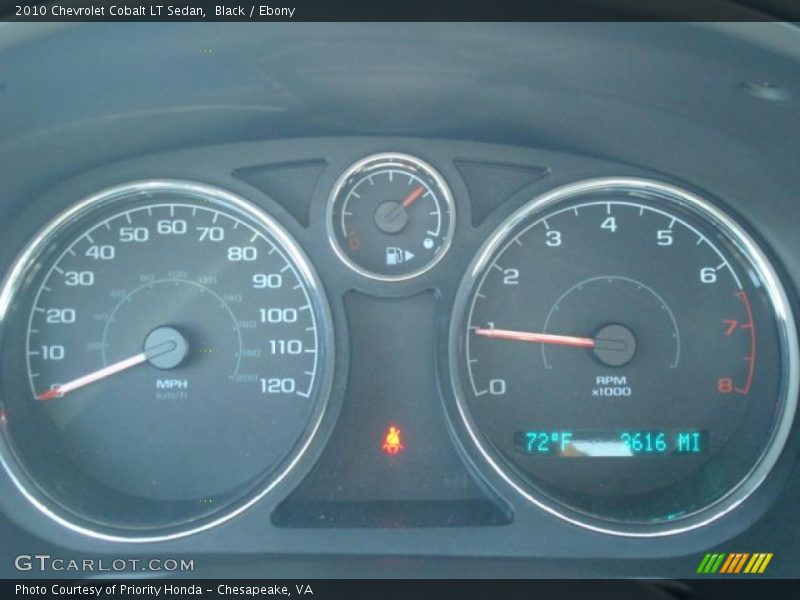 Black / Ebony 2010 Chevrolet Cobalt LT Sedan