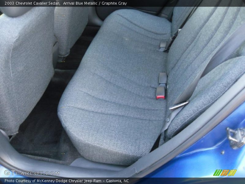 Arrival Blue Metallic / Graphite Gray 2003 Chevrolet Cavalier Sedan
