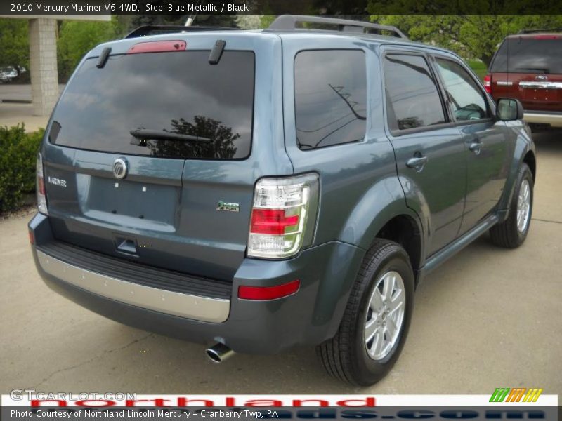 Steel Blue Metallic / Black 2010 Mercury Mariner V6 4WD