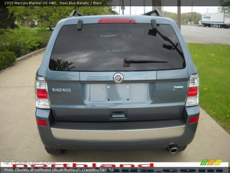 Steel Blue Metallic / Black 2010 Mercury Mariner V6 4WD