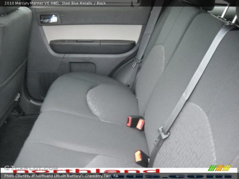 Steel Blue Metallic / Black 2010 Mercury Mariner V6 4WD