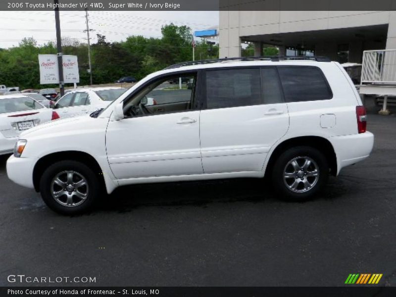 Super White / Ivory Beige 2006 Toyota Highlander V6 4WD