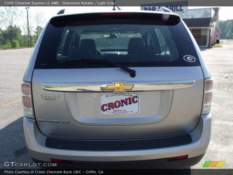 Silverstone Metallic / Light Gray 2008 Chevrolet Equinox LS AWD