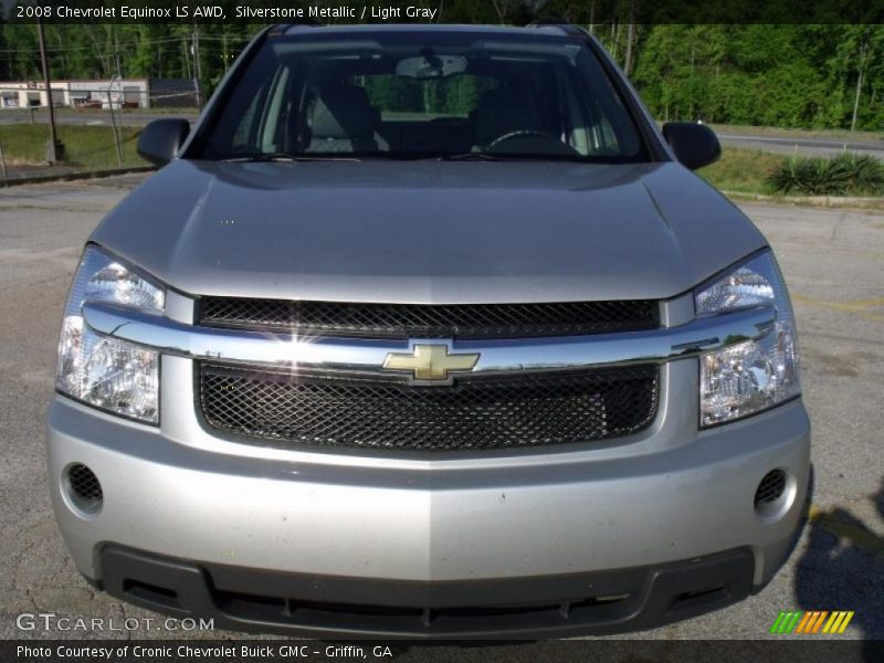 Silverstone Metallic / Light Gray 2008 Chevrolet Equinox LS AWD