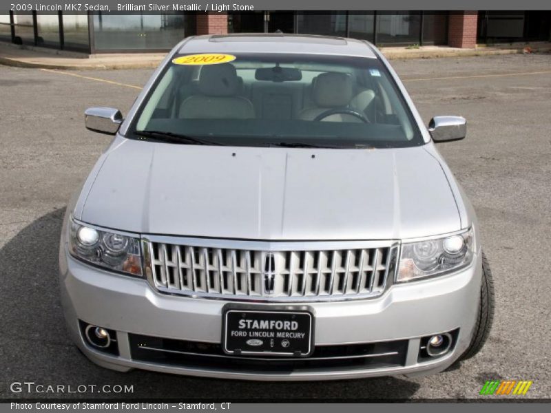 Brilliant Silver Metallic / Light Stone 2009 Lincoln MKZ Sedan