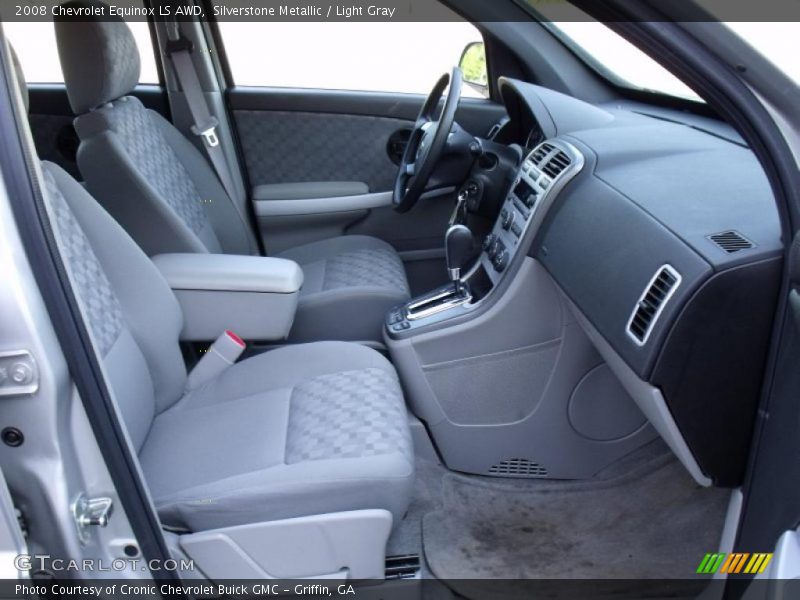 Silverstone Metallic / Light Gray 2008 Chevrolet Equinox LS AWD