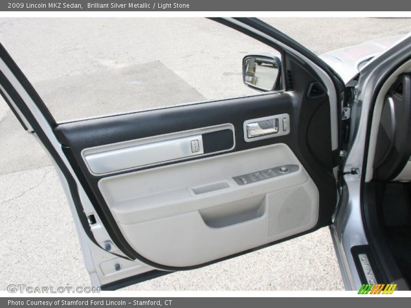 Brilliant Silver Metallic / Light Stone 2009 Lincoln MKZ Sedan