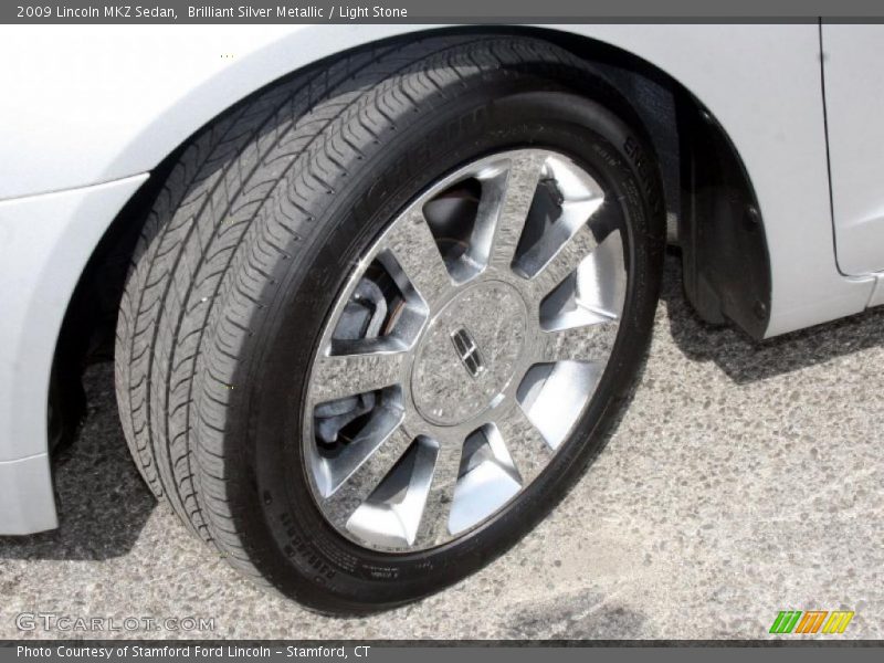 Brilliant Silver Metallic / Light Stone 2009 Lincoln MKZ Sedan