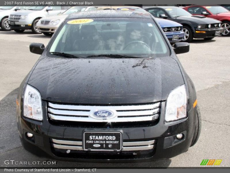 Black / Charcoal Black 2007 Ford Fusion SE V6 AWD