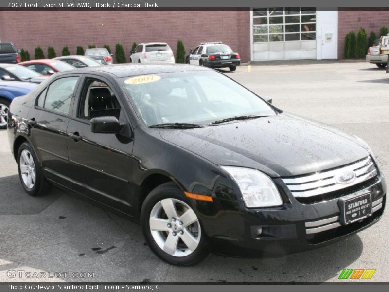 Black / Charcoal Black 2007 Ford Fusion SE V6 AWD