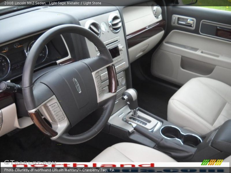 Light Sage Metallic / Light Stone 2008 Lincoln MKZ Sedan
