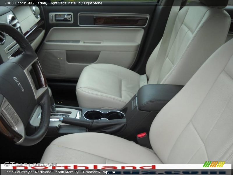 Light Sage Metallic / Light Stone 2008 Lincoln MKZ Sedan