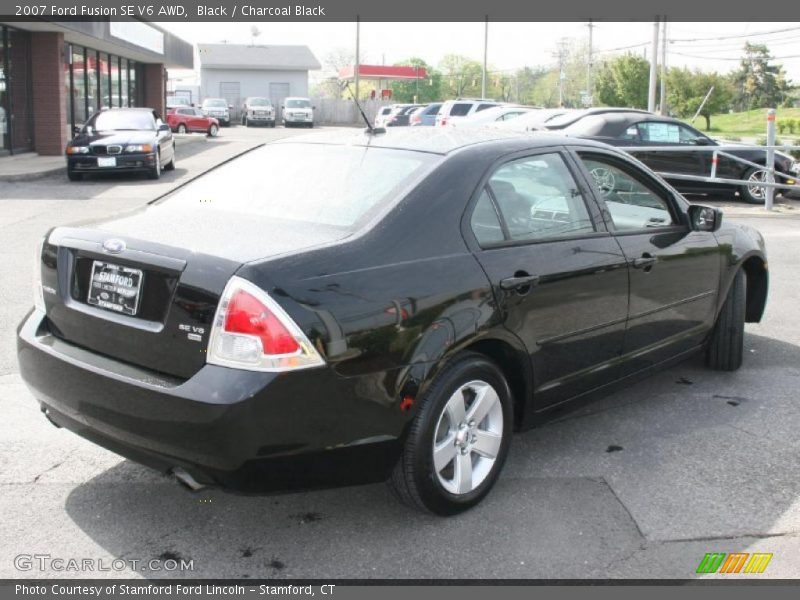 Black / Charcoal Black 2007 Ford Fusion SE V6 AWD