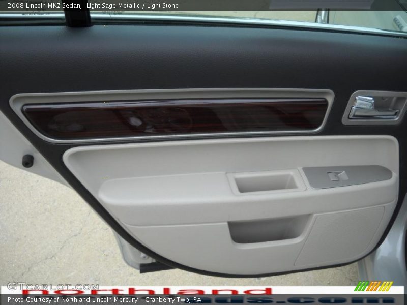 Light Sage Metallic / Light Stone 2008 Lincoln MKZ Sedan