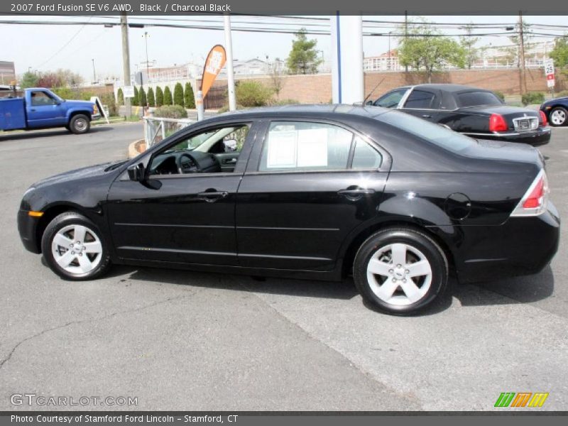Black / Charcoal Black 2007 Ford Fusion SE V6 AWD